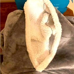 Handlers Flannel Blanket Gray Long New size XXL